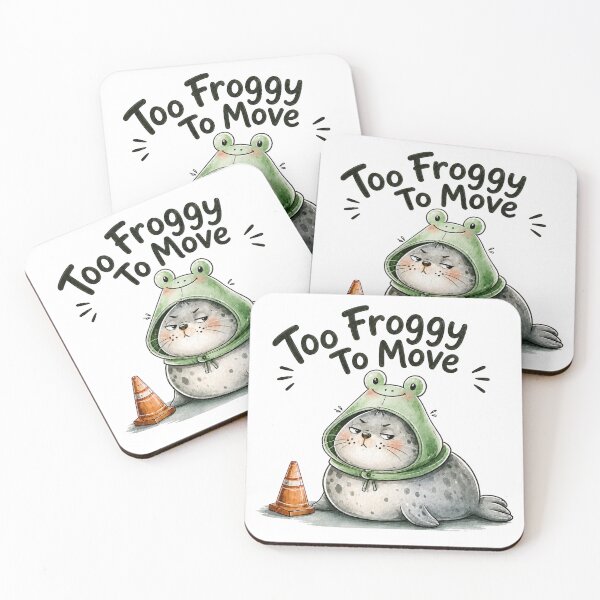 Item preview, Funny Frog Seal Roadblock designed and sold by VikArt7.