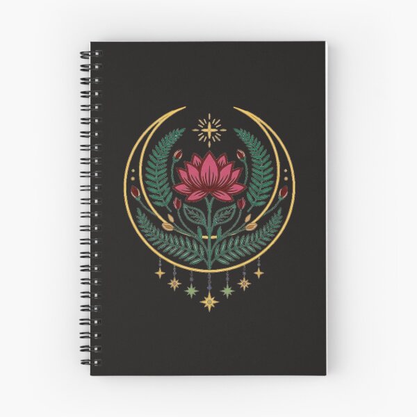 Item preview, Celestial Lotus Moon Gold Botanical Art designed and sold by Intelli-Punder.