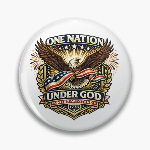 Item preview, One Nation Under God Patriotic 4th Of July Vector  designed and sold by wizooo411.