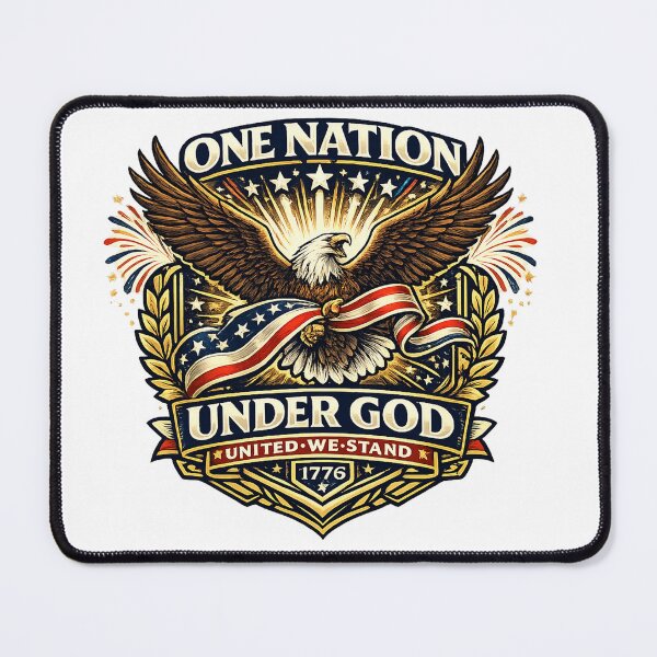 Item preview, One Nation Under God Patriotic 4th Of July Vector  designed and sold by wizooo411.