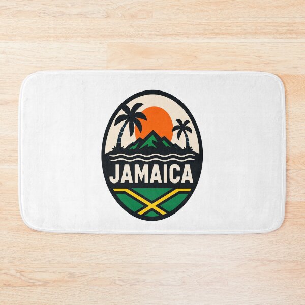 Item preview, Jamaica Retro Sunset Badge – Jamaica Travel Design designed and sold by Lyfeinsights.