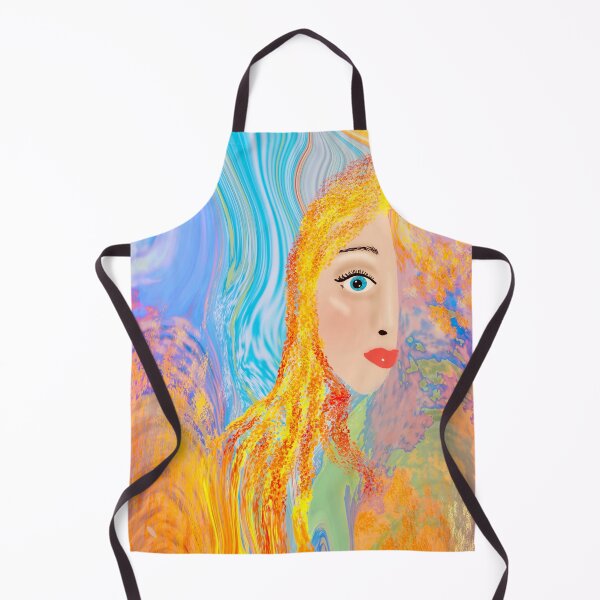Item preview, Colorful Abstract Female Portrait designed and sold by Elaine M Hayward .