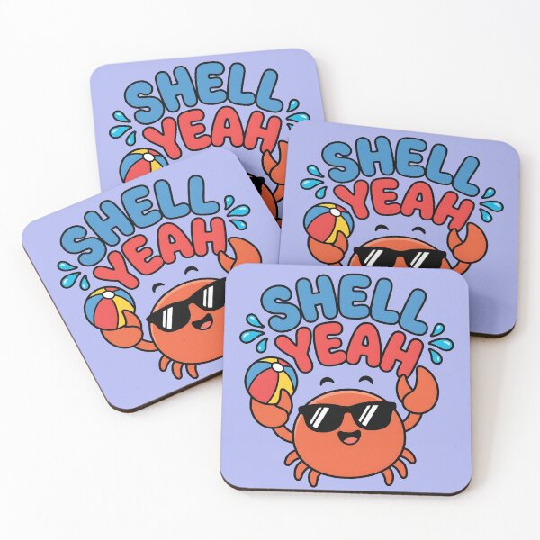 Item preview, Shell Yeah – Cute Crab with Sunglasses Design designed and sold by Sea Gem.
