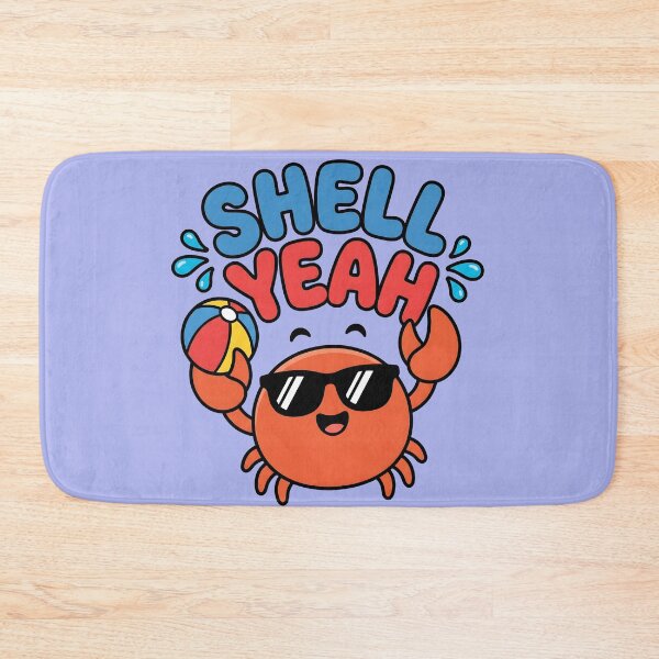 Item preview, Shell Yeah – Cute Crab with Sunglasses Design designed and sold by Sea Gem.