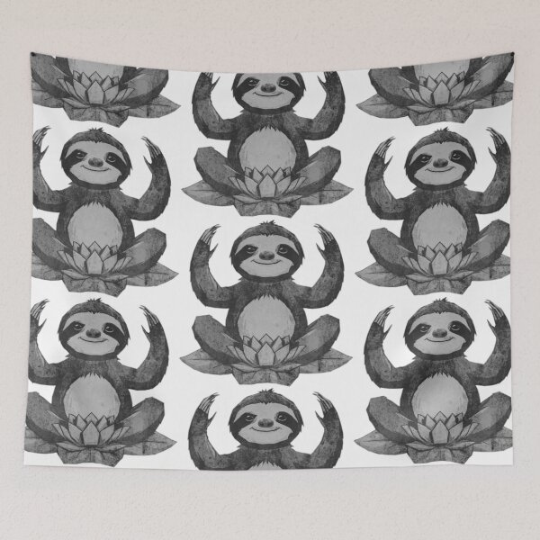 Item preview, Lotus Sloth Yoga designed and sold by kinpirks.