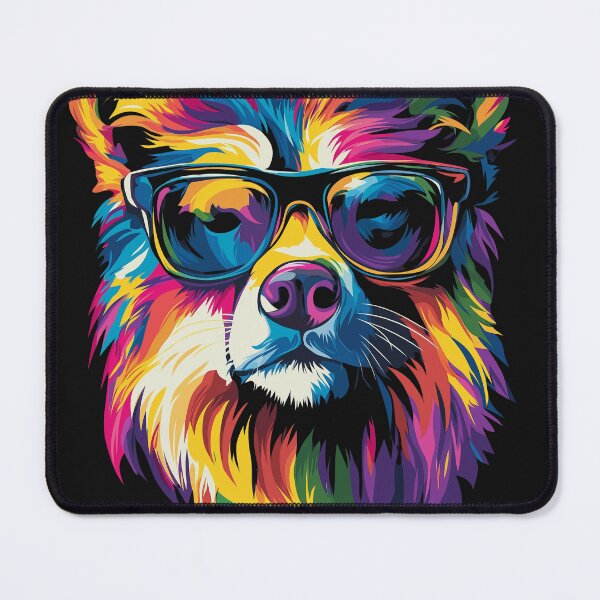 Item preview, Colorful Dog Art designed and sold by GoldenAurora91.