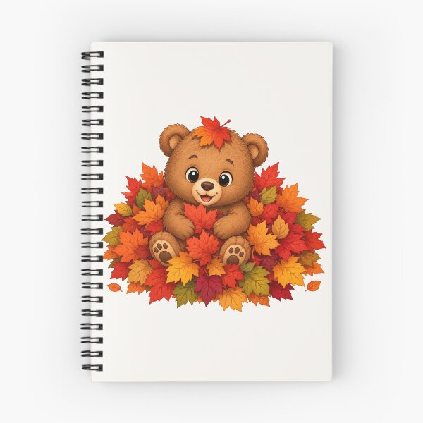 Item preview, Cute Teddy Bear Autumn Leaves Fall Season designed and sold by Seculinator.
