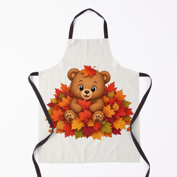 Item preview, Cute Teddy Bear Autumn Leaves Fall Season designed and sold by Seculinator.