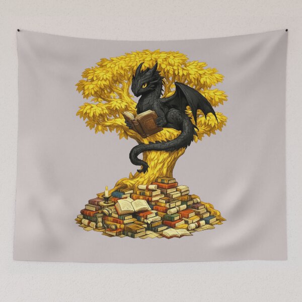 Item preview, Dragon with books designed and sold by DreamCloths12.