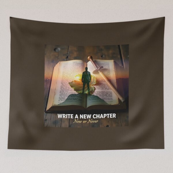 Item preview, Write a New Chapter Double Exposure: Motivational Climate Action Campaign designed and sold by Creative-RE.
