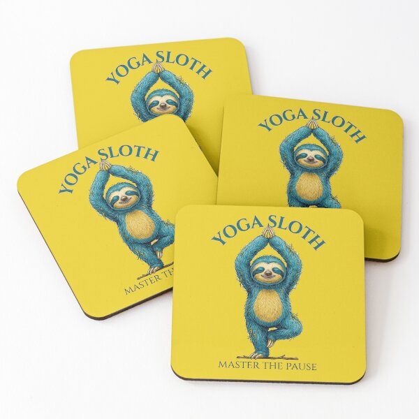 Item preview, Yoga Sloth: Pause Master designed and sold by Finding Source Designs.