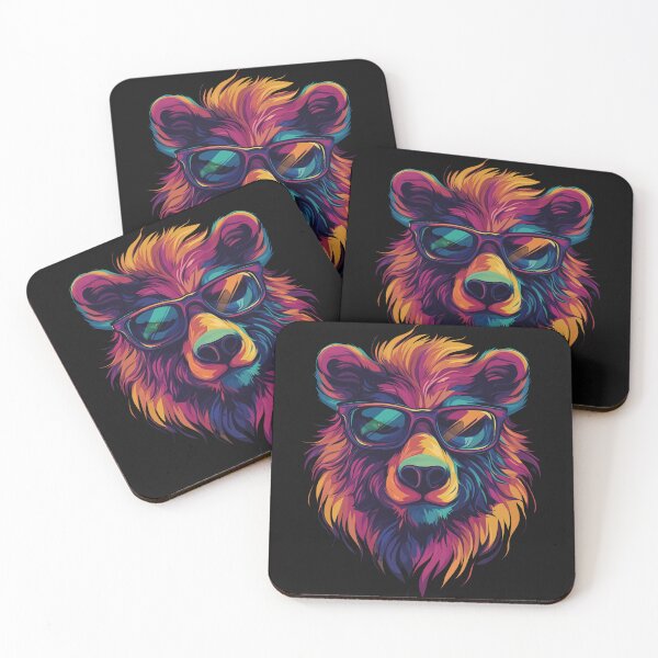 Item preview, Colorful Bear Art designed and sold by GoldenAurora91.