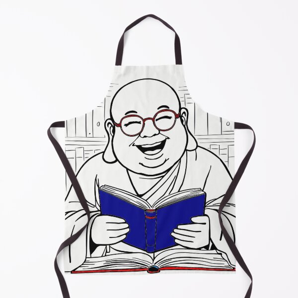 Item preview, Laughing Buddha at The Library designed and sold by HeartyCurioCo.