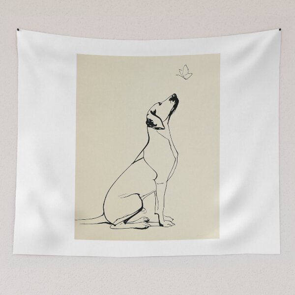 Item preview, German Shorthaired Pointer Gazing at Butterfly designed and sold by lautir.