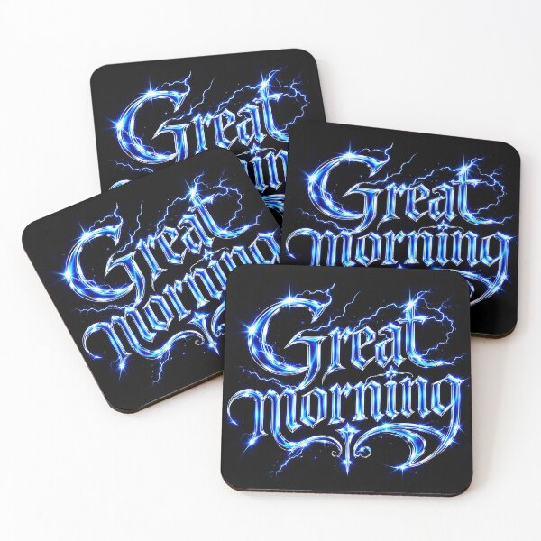 Item preview, Voltcrest Dawn Great Morning in Electric Chrome designed and sold by BlissBlvdShop.