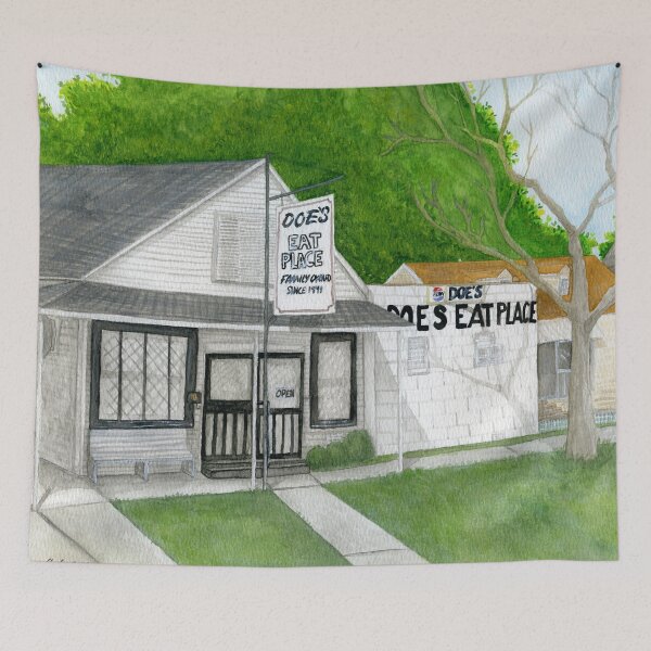 Item preview, Doe's Eat Place designed and sold by Delta Colors.