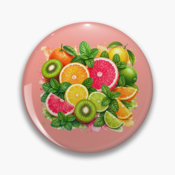 Item preview, Fresh Citrus Garden – Kiwi, Lemon, Lime, Orange & Grapefruit designed and sold by Aimetoi.