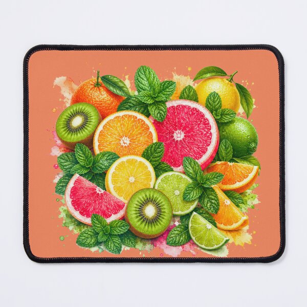 Item preview, Fresh Citrus Garden – Kiwi, Lemon, Lime, Orange & Grapefruit designed and sold by Aimetoi.