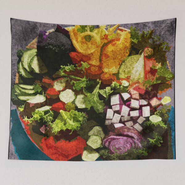 Item preview, Abstract salad designed and sold by kinpirks.