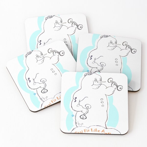 Item preview, Stay Fit Like A Snowman (Drawing by ACCI) designed and sold by VanyssaGraphics.