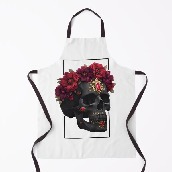 Item preview, Skull With Flowers designed and sold by Ufeniksa.
