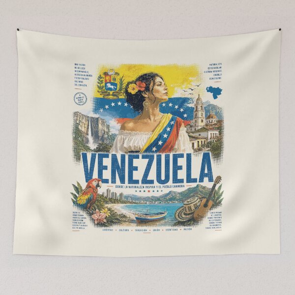 Item preview, Venezuela Vintage Design | Nature, Culture & Heritage designed and sold by AtuqStudio.