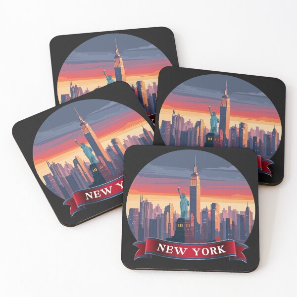 Item preview, Statue of Liberty Sunset designed and sold by GoldenAurora91.