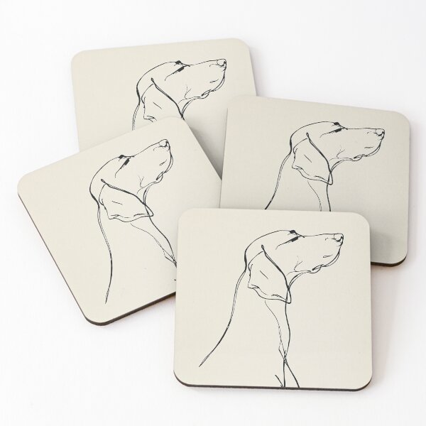 Item preview, Minimalist German Shorthaired Pointer Line Art designed and sold by lautir.