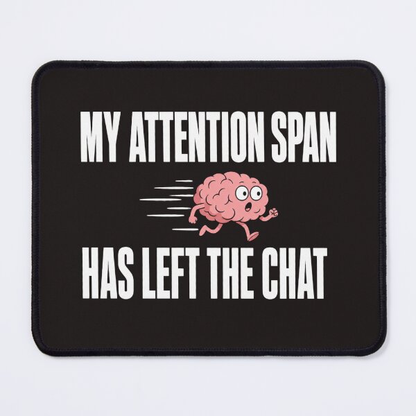 Item preview, Attention Gone Offline Running Brain ADHD Humor t-shirt designed and sold by Mosidrip.
