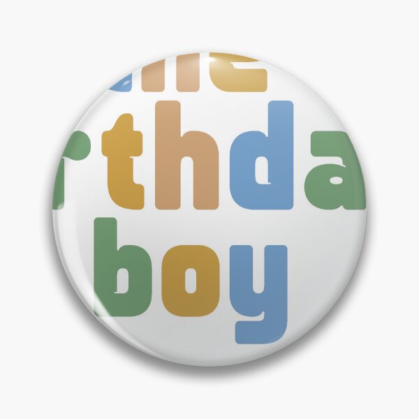 Item preview, The Birthday Boy | Colorful Retro Typography | Cute Birthday Party Design designed and sold by Raygunes.