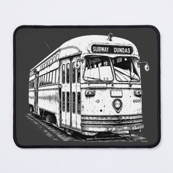 Item preview, Vintage Toronto Streetcar | TTC PCC Transit Illustration designed and sold by VoglR.