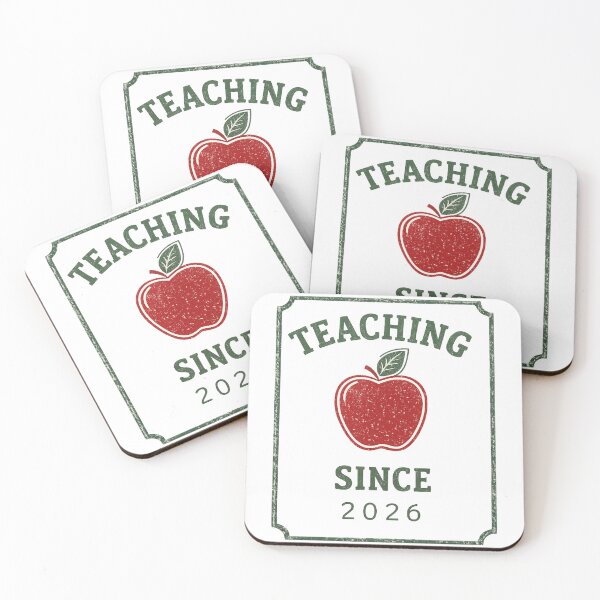 Item preview, Teaching Since 2026 Vintage Apple Badge Teacher designed and sold by Worn & Witty.
