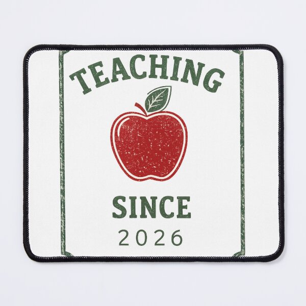 Item preview, Teaching Since 2026 Vintage Apple Badge Teacher designed and sold by Worn & Witty.