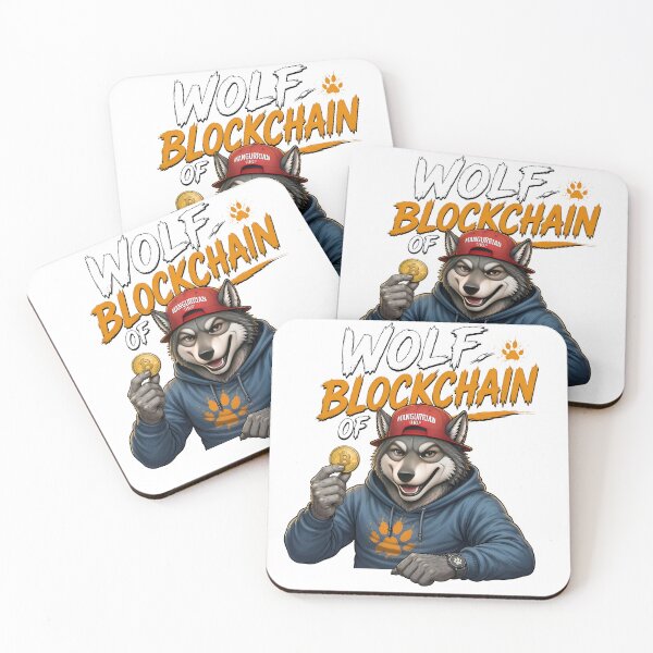 Item preview, wolf of Blockchain designed and sold by Mangurrian Shop.