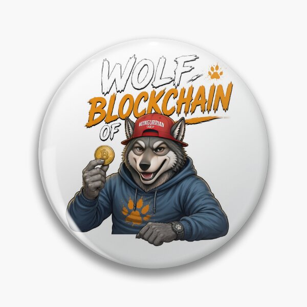 Item preview, wolf of Blockchain designed and sold by Mangurrian Shop.