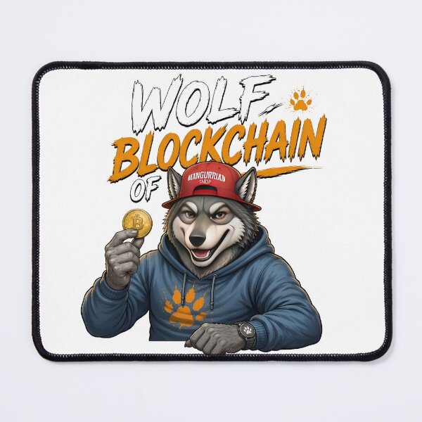 Item preview, wolf of Blockchain designed and sold by Mangurrian Shop.