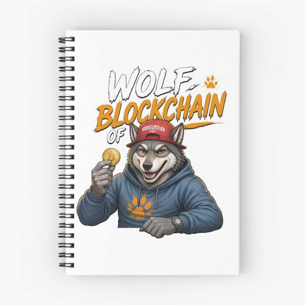 Item preview, wolf of Blockchain designed and sold by Mangurrian Shop.