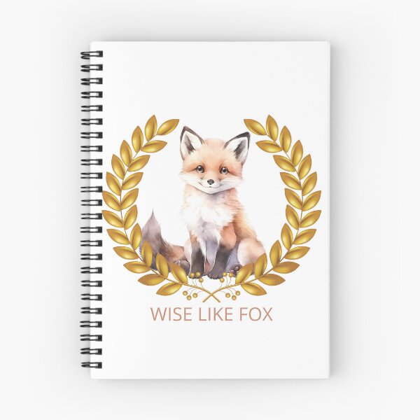 Artikelvorschau, Weiser Fuchs im goldenen Lorbeerkranz entworfen und verkauft von DidiDesignShop.