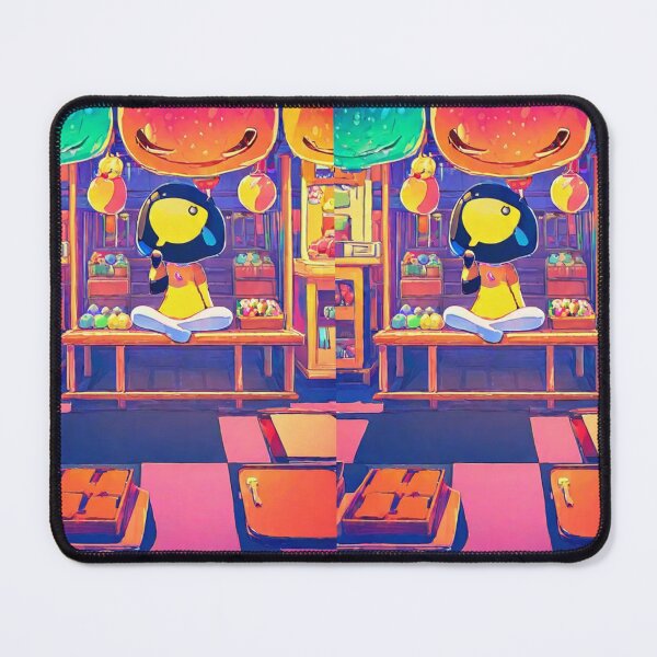 Item preview, Art - Yellow electric mouse, Iconic character in meditation designed and sold by Zone--Gaming.