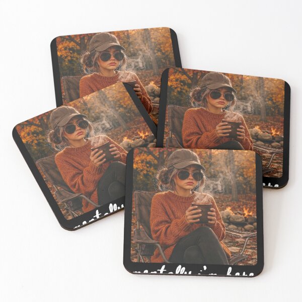 Item preview, Mentally I'm Here Funny Fall Girl Meme Art designed and sold by VGAfanatic.