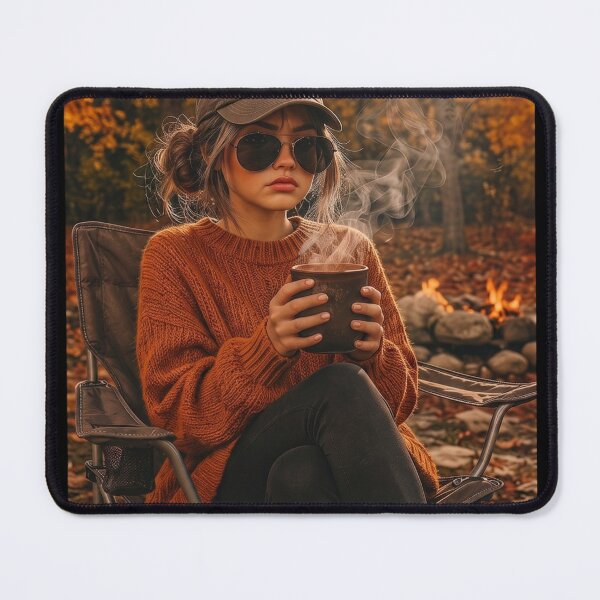 Item preview, Mentally I'm Here Funny Fall Girl Meme Art designed and sold by VGAfanatic.