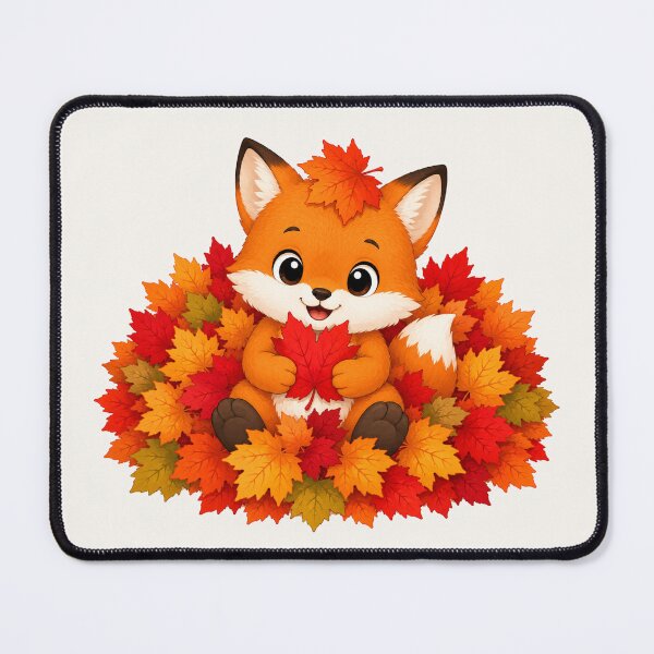 Item preview, Cute Fox Autumn Leaves Fall Pumpkin Season designed and sold by Seculinator.