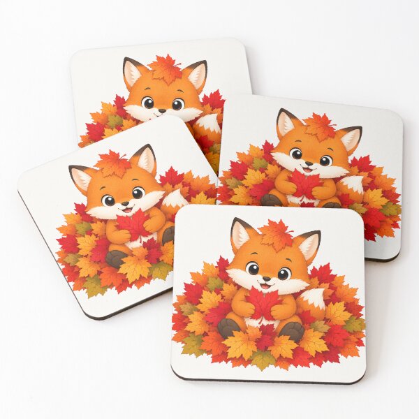 Item preview, Cute Fox Autumn Leaves Fall Pumpkin Season designed and sold by Seculinator.