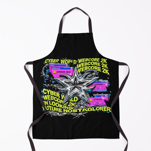 Item preview, Neo Y2K Chrome Webcore Tribal Star - Super Chaotic Gen Z Art designed and sold by krish-prints.