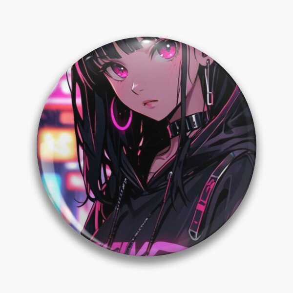 Item preview, Japanese Cyberpunk Girl Pink Urban Anime Design designed and sold by AnimDream .