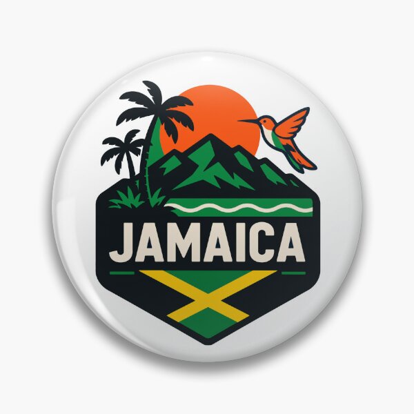 Item preview, Jamaica Hummingbird Travel Badge designed and sold by Lyfeinsights.