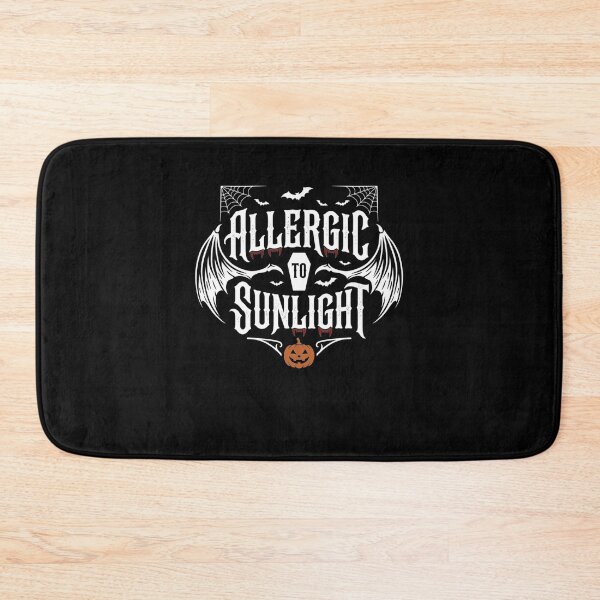 Item preview, Allergic to Sunlight Gothic Vampire Funny Halloween Humor designed and sold by clothesy7.
