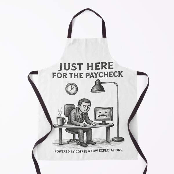 Item preview, Just here for the paycheck designed and sold by HappyDoodle11.