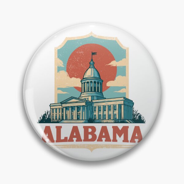 Item preview, Alabama Capitol Illustration designed and sold by GoldenAurora91.