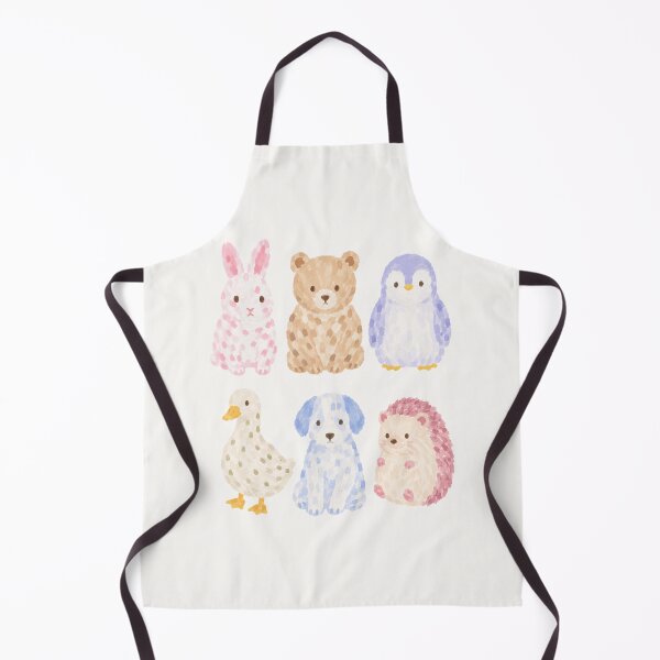 Item preview, Cute Watercolor Animal Friends Laptop Journal Decor designed and sold by bosamji.